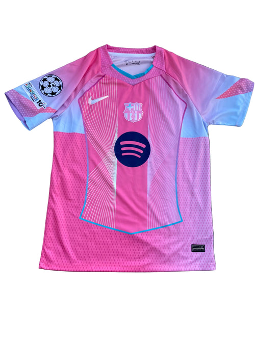 Barcelona Pink Dreamwave Edition 💗 | Lamine Yamal #10 | UCL Badge | Luxury Edition 👑