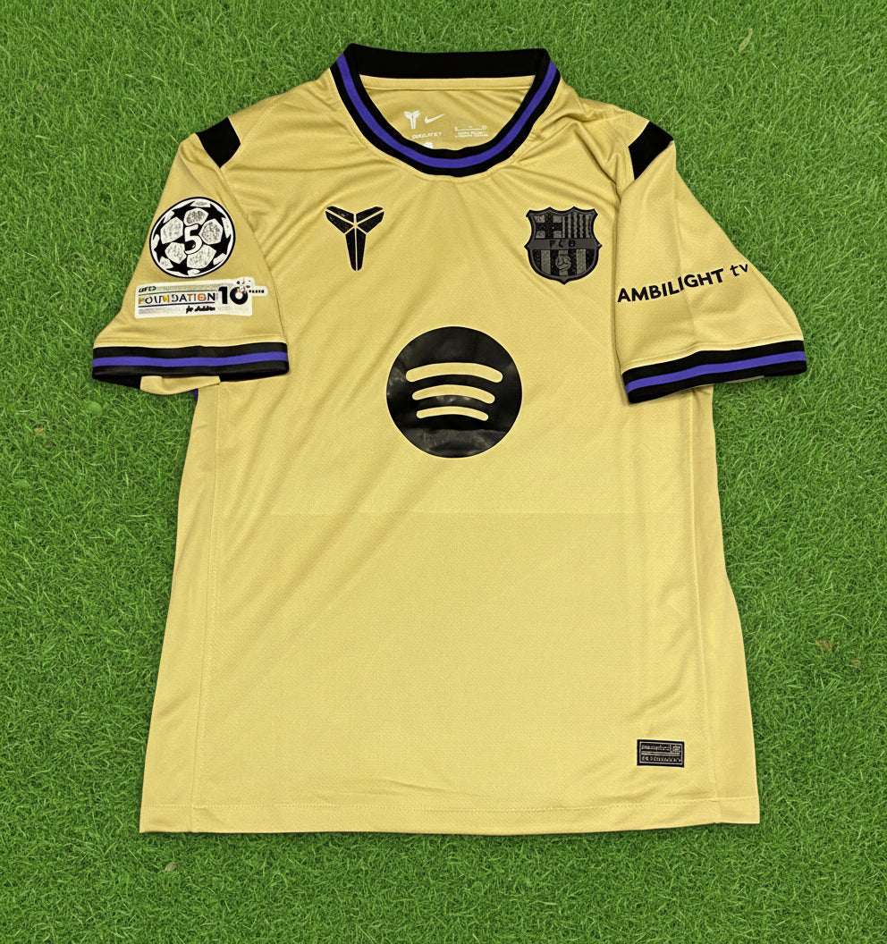 Barcelona 25/26 Away Kit 🐍 | UCL Badge | Luxury Edition 👑