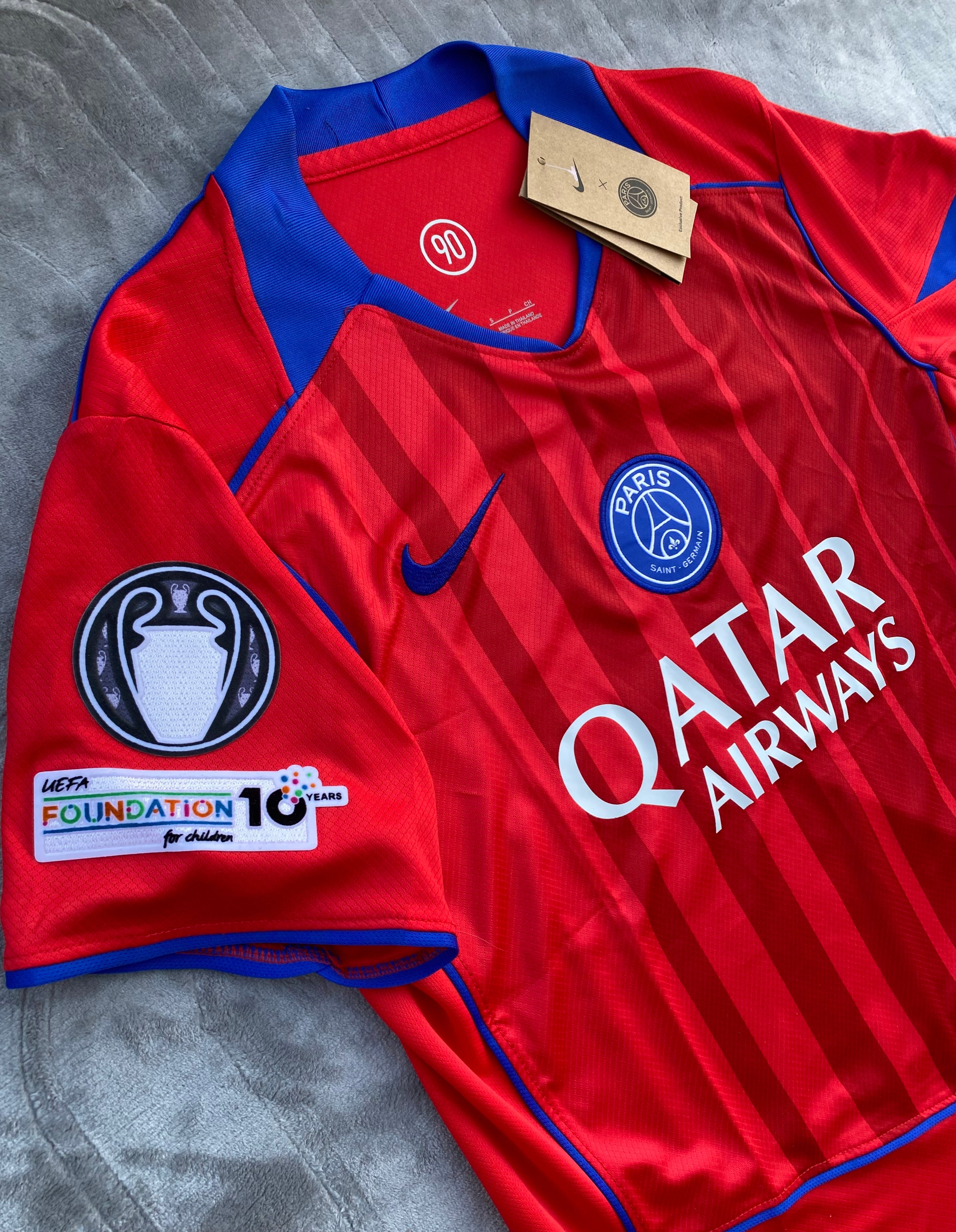 PSG 25/26 Red Third Kit 🔴 | Total 90 Remake | UCL Badge | Luxury Edition 👑