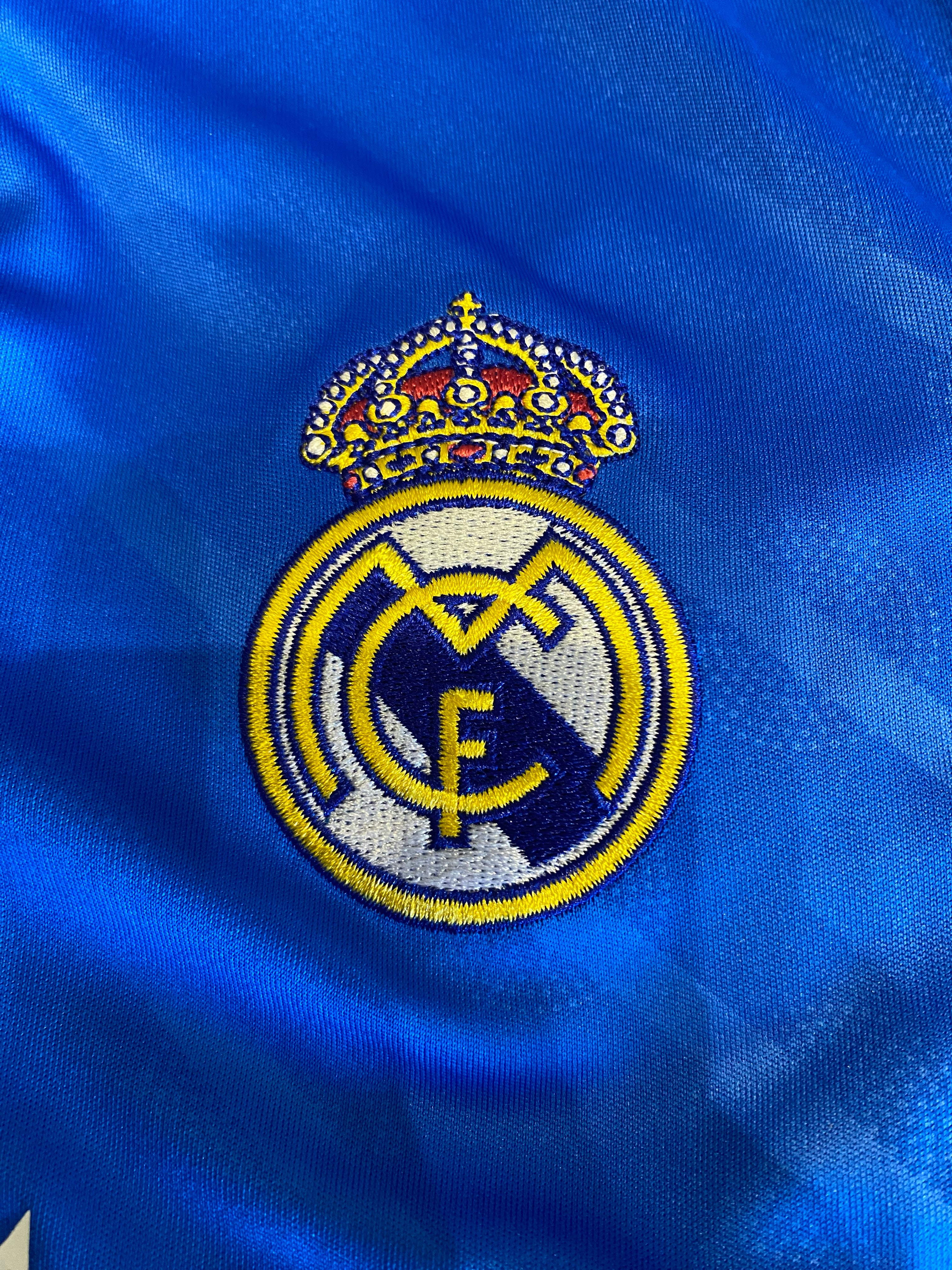 Real Madrid 25/26 Blue Third Kit 🔵 | UCL Badge | Luxury Edition 👑