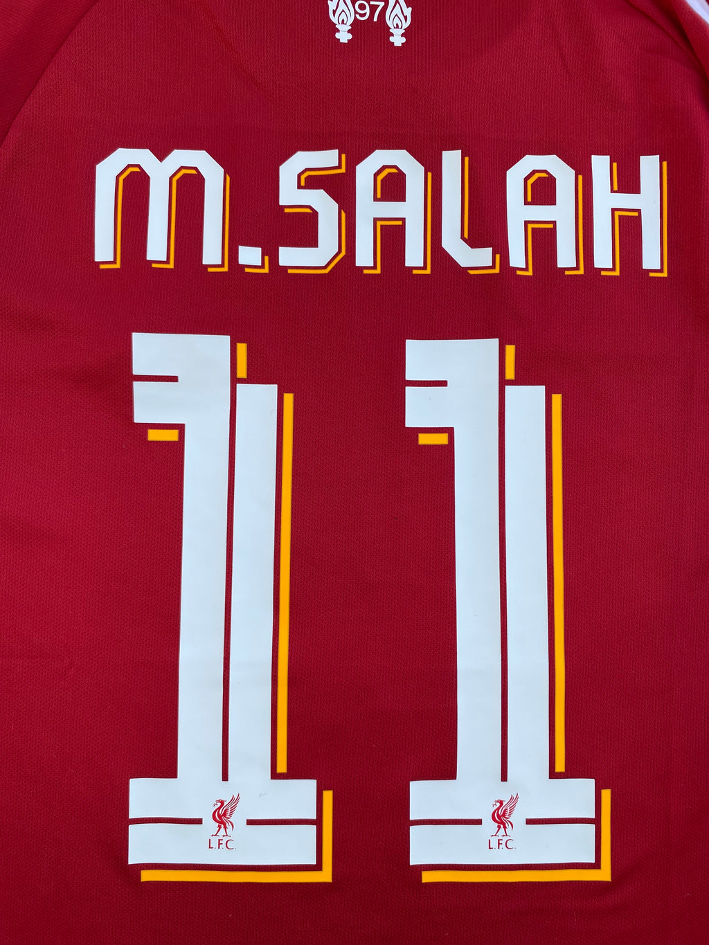 Liverpool 25/26 Home Kit 🔴 | Mohamed Salah #11 | UCL Badge | Luxury Edition 👑