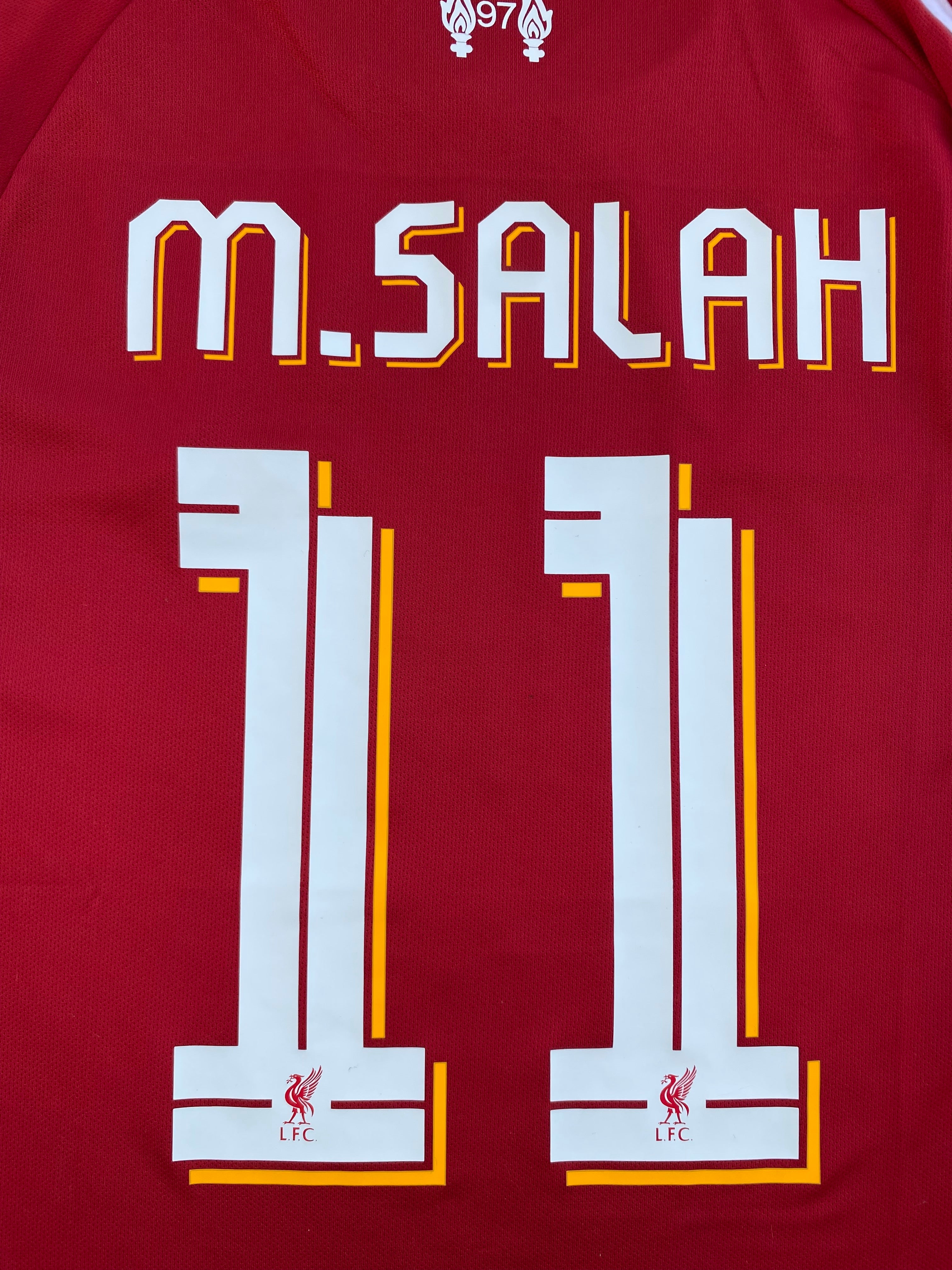 Liverpool 25/26 Home Kit 🔴 | Mohamed Salah #11 | UCL Badge | Luxury Edition 👑