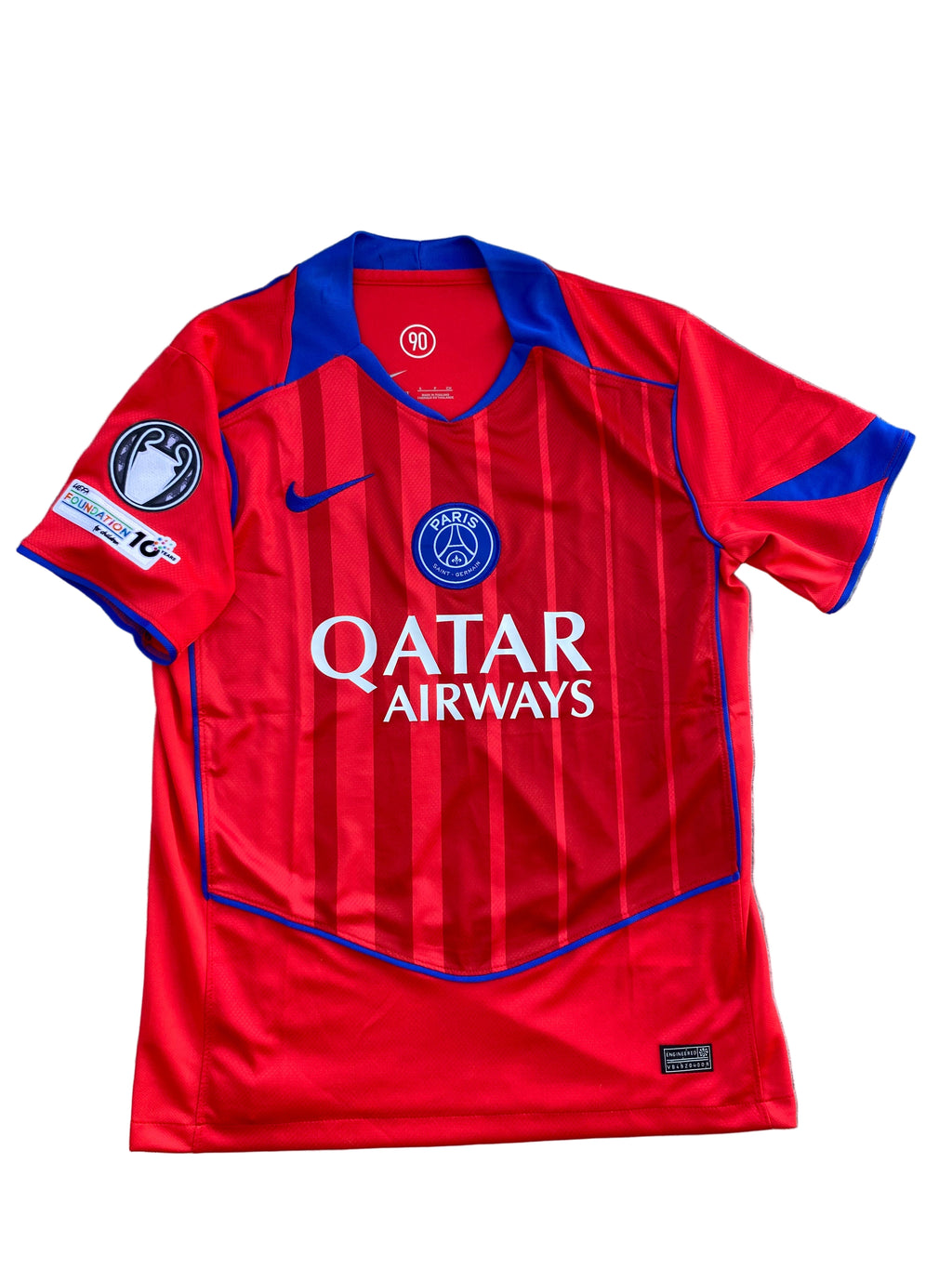 PSG 25/26 Red Third Kit 🔴 | Total 90 Remake | UCL Badge | Luxury Edition 👑