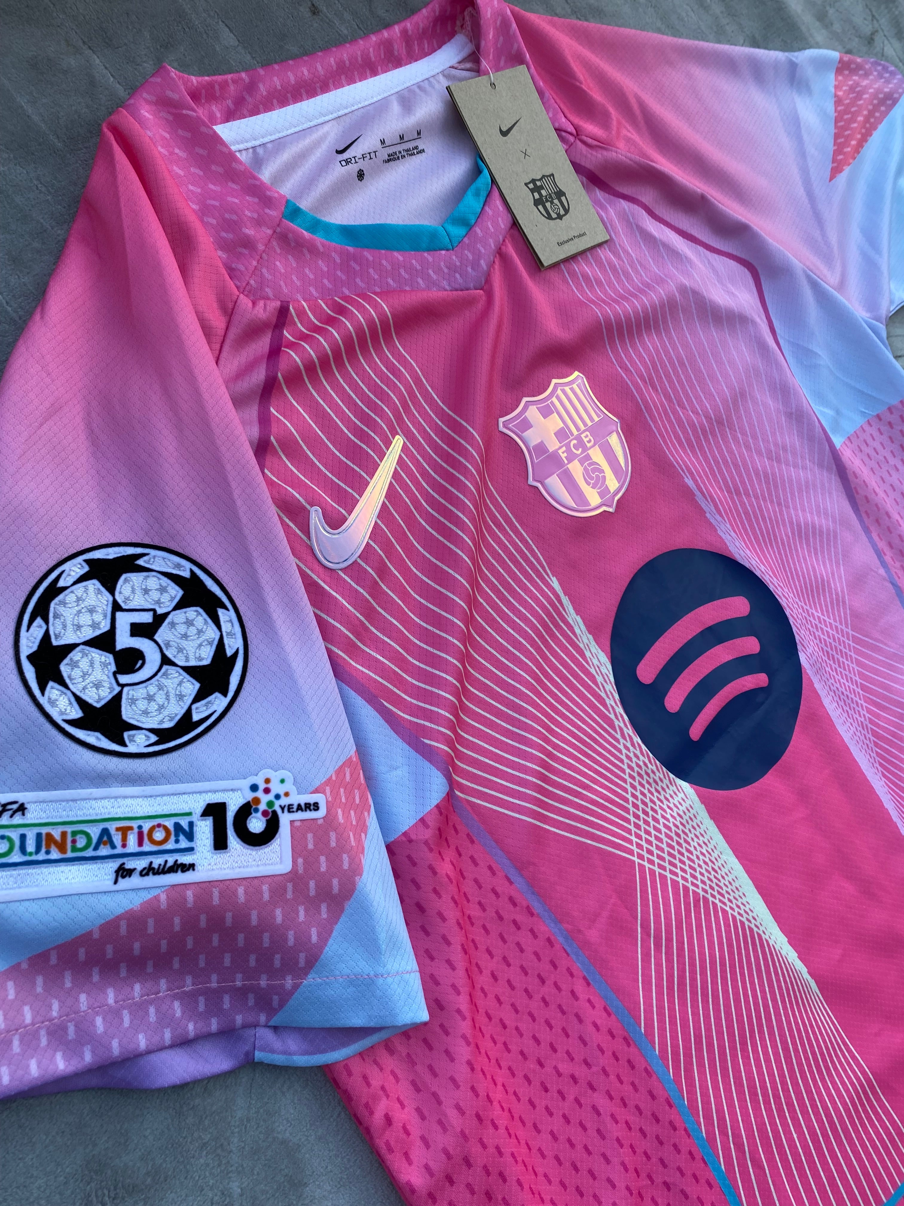 Barcelona Pink Dreamwave Edition 💗 | Lamine Yamal #10 | UCL Badge | Luxury Edition 👑