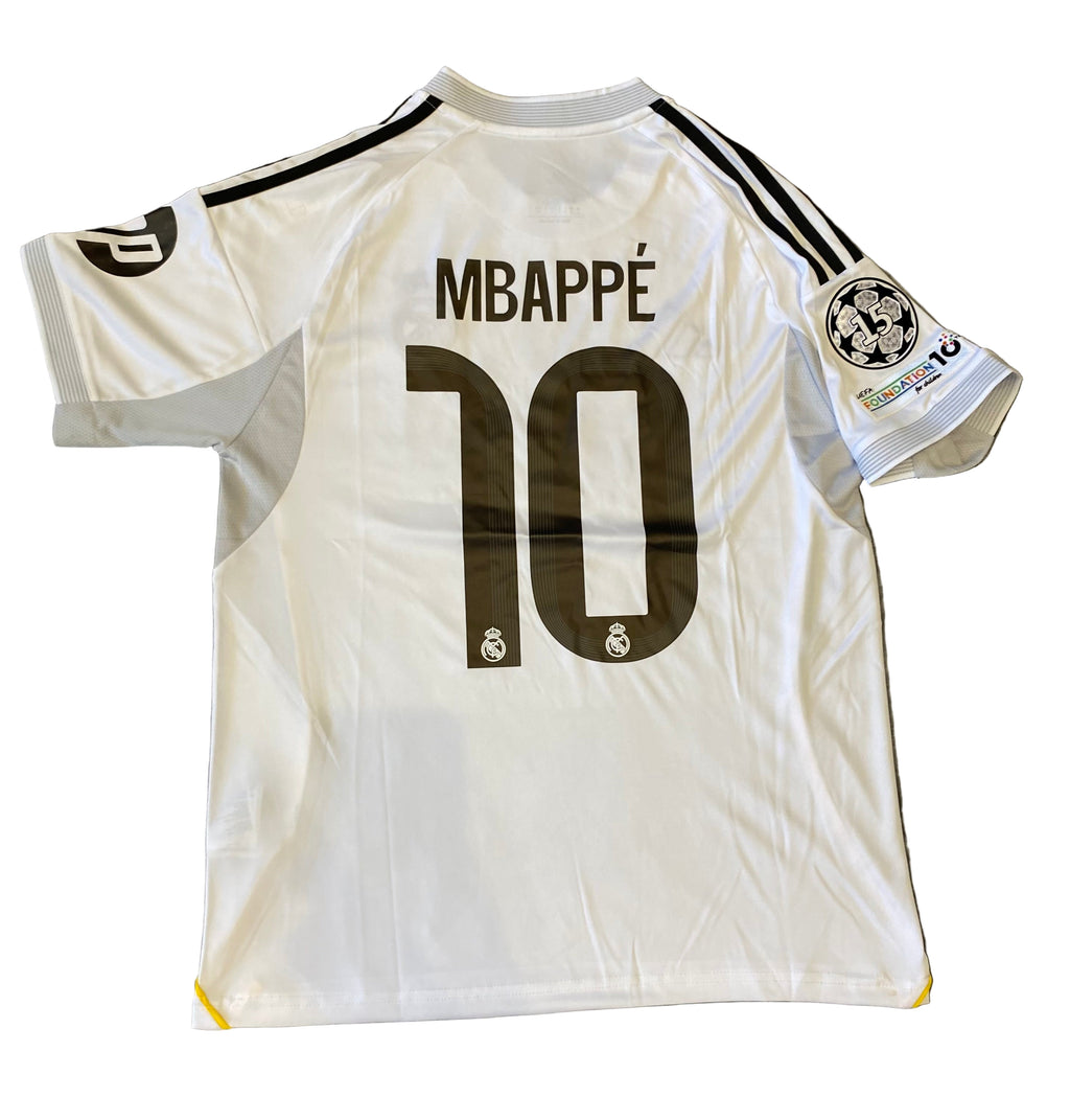 Mbappé x Real Madrid 25/26 Home Kit 👑 | #10 | UCL + Intercontinental Badges | Luxury Edition