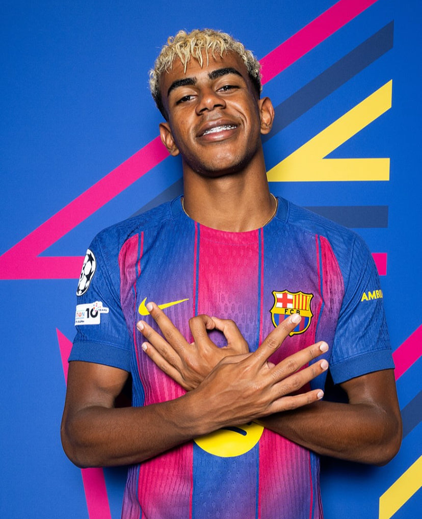 Barcelona 25/26 Home Kit 🔵🔴 | UCL Badge | Luxury Edition 👑