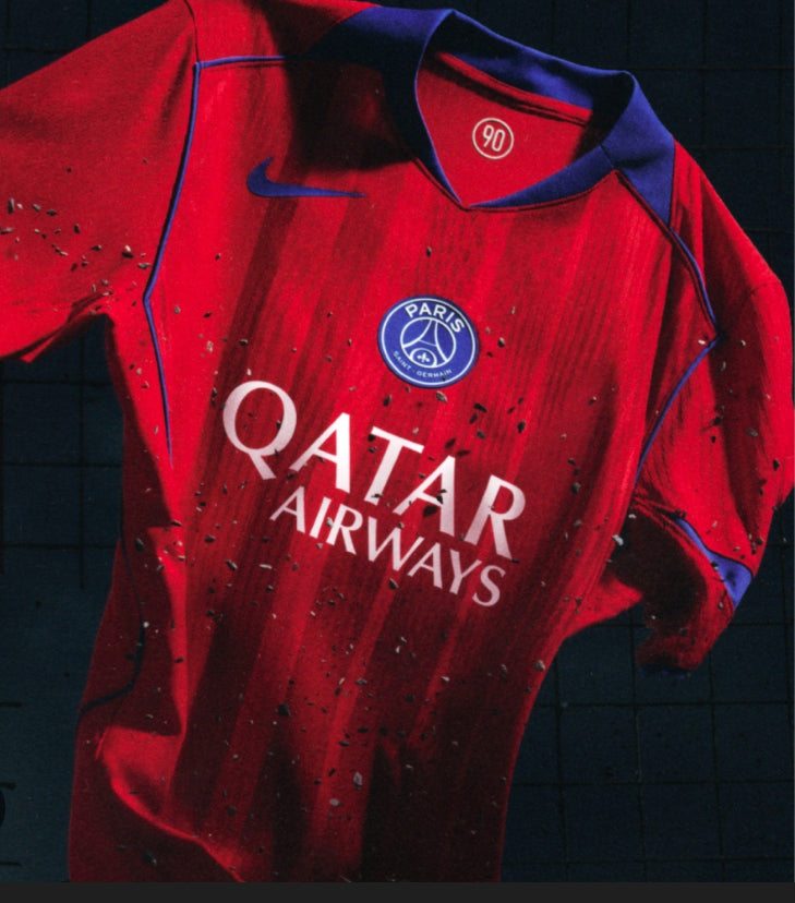 PSG 25/26 Red Third Kit 🔴 | Total 90 Remake | UCL Badge | Luxury Edition 👑