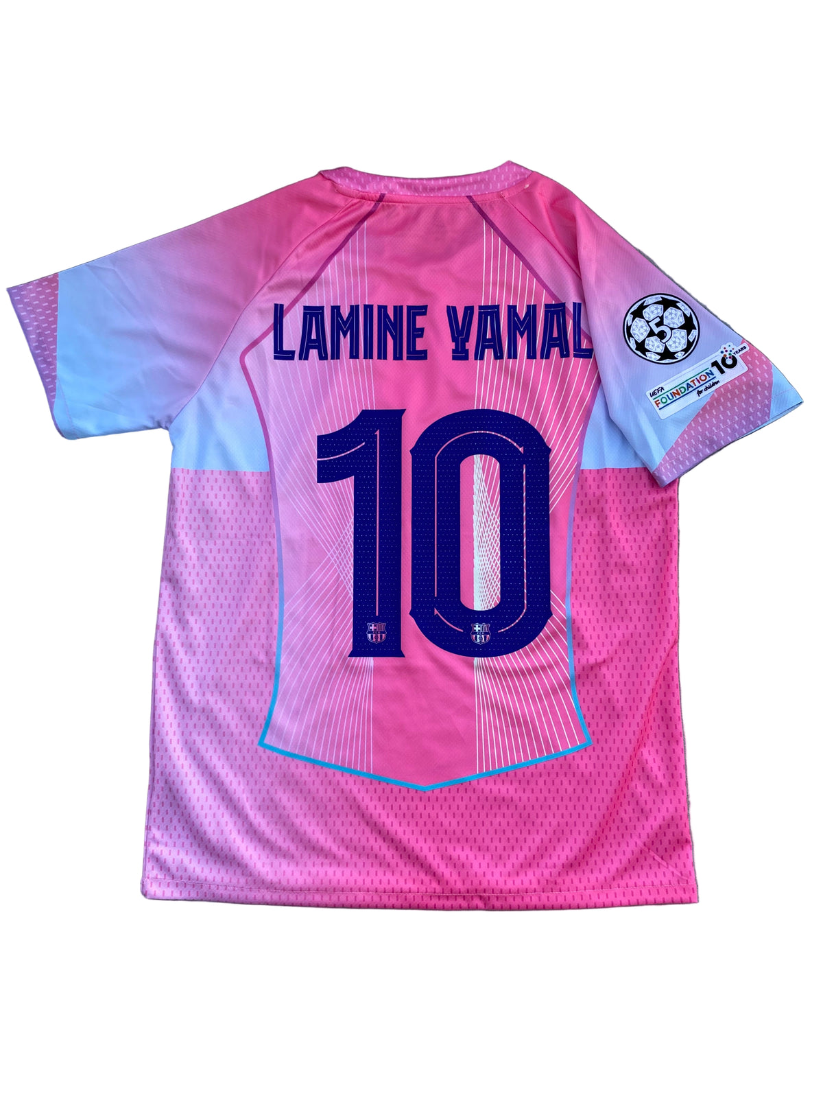 Barcelona Pink Dreamwave Edition 💗 | Lamine Yamal #10 | UCL Badge | Luxury Edition 👑