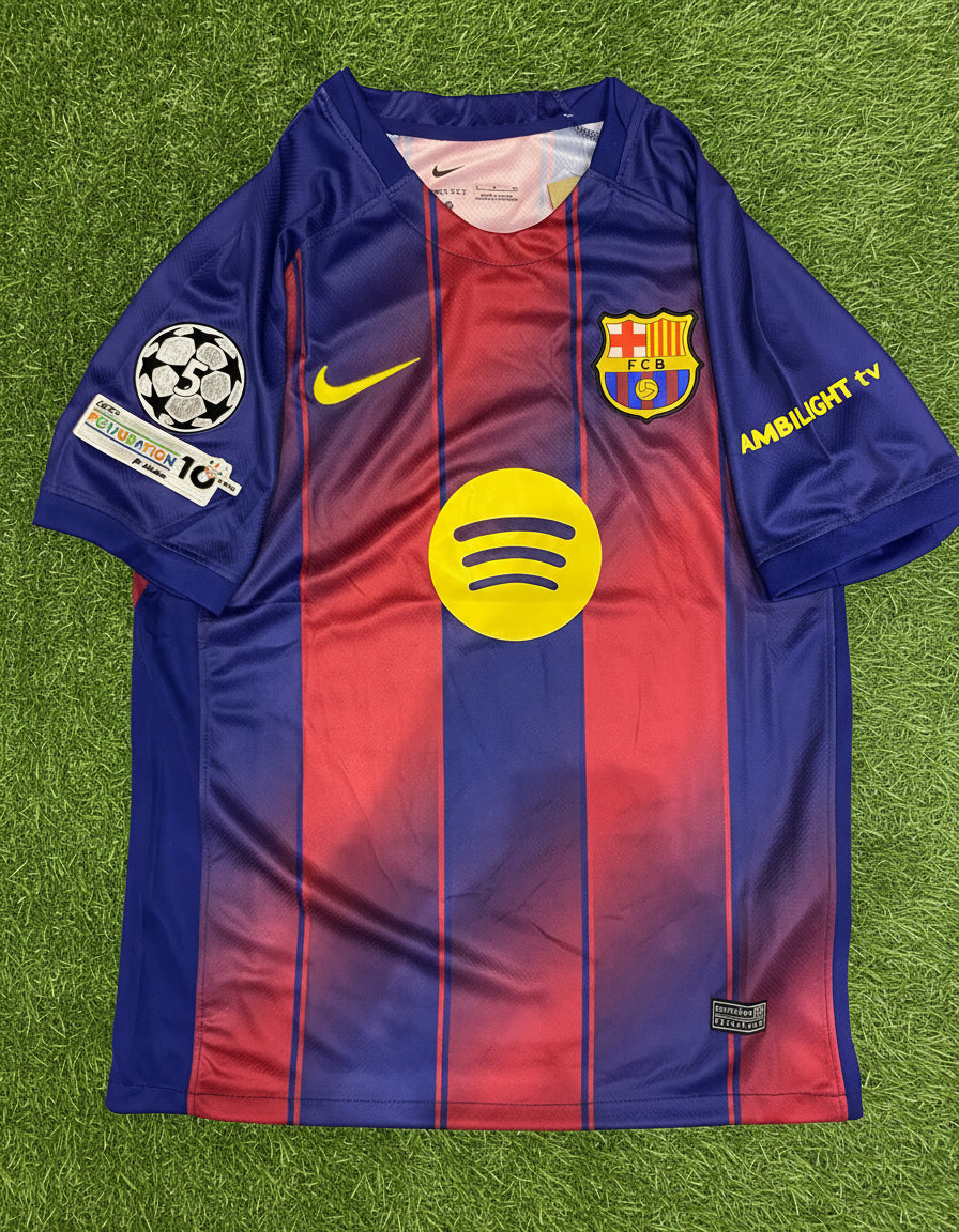 Barcelona 25/26 Home Kit 🔵🔴 | UCL Badge | Luxury Edition 👑
