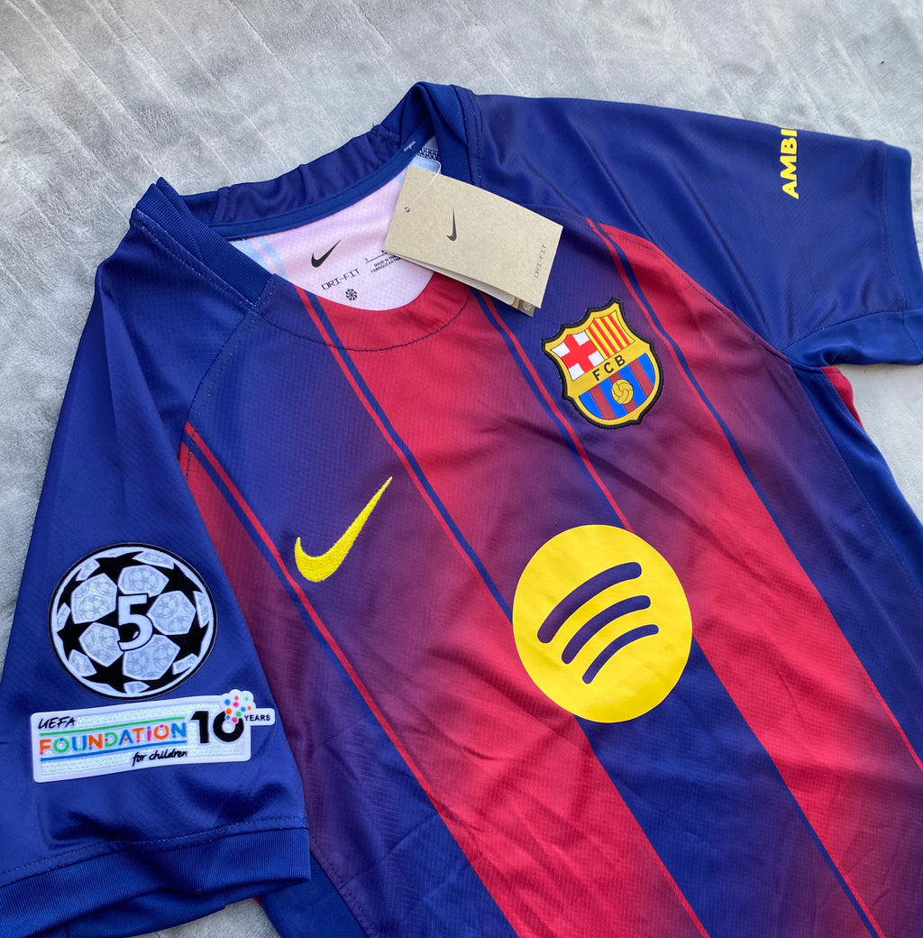 Barcelona 25/26 Home Kit 🔵🔴 | UCL Badge | Luxury Edition 👑